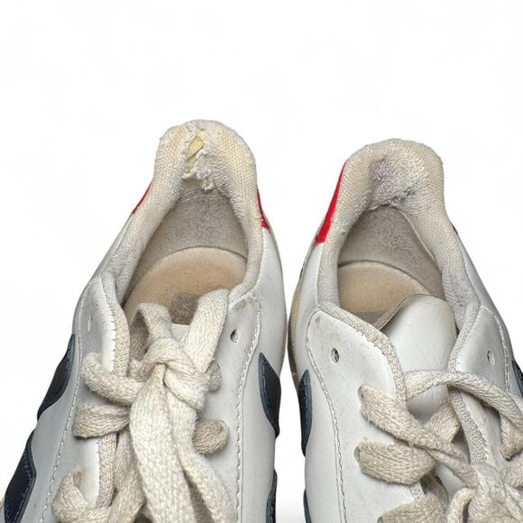 VEJA V-10 white Nautico Pekin leather sneakers Size M7/L8 - Picture 8 of 8